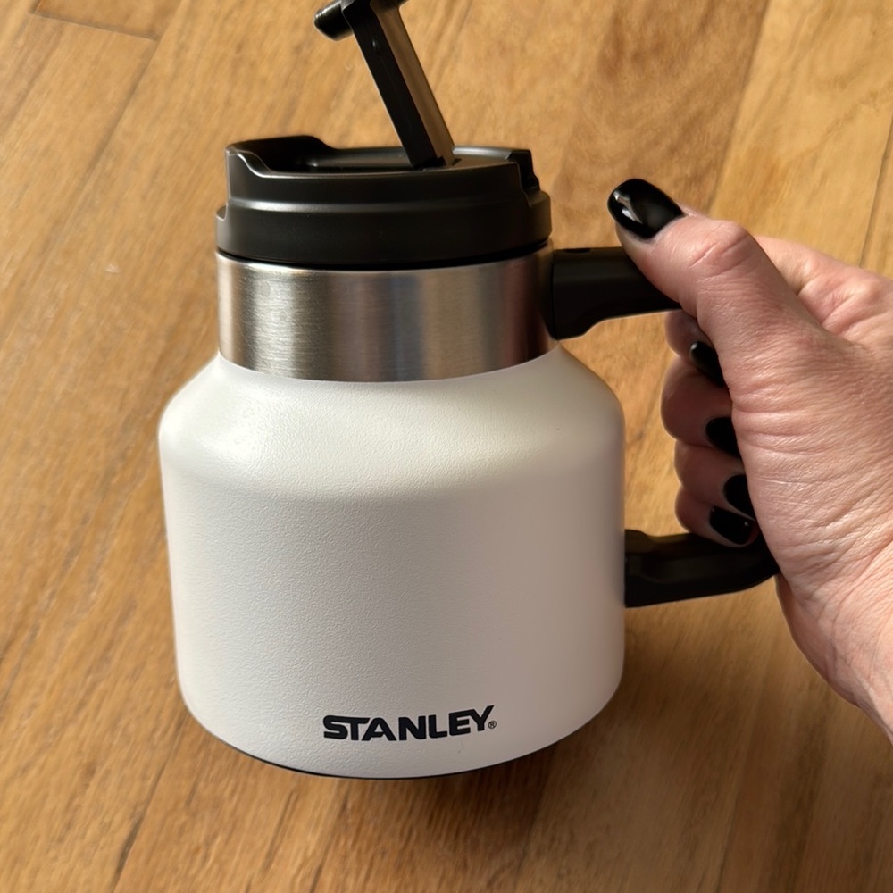 Stanley White and Black Mug